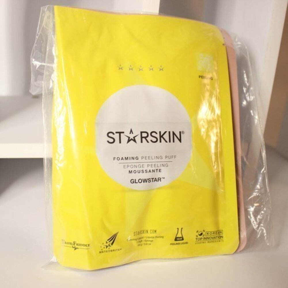 STARSKIN Close-Up Coconut Bio-Cellulose Second Skin Firming Face Mask & GLOWSTAR
